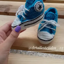 Zapatos tejidos para bebé 