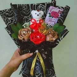 Ramo de Rosas con Peluchito🥰