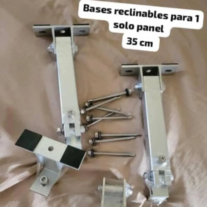Base tipo torre para panel solar