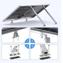 Base tipo torre para panel solar