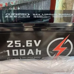 Batería LiFePO4 de *25.6V 100 Ah (2560Wh)*