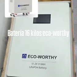 Batería LiFePO4 Inteligente Eco-Worthy* Capacidad: *16kWh* *51.2V 314Ah*