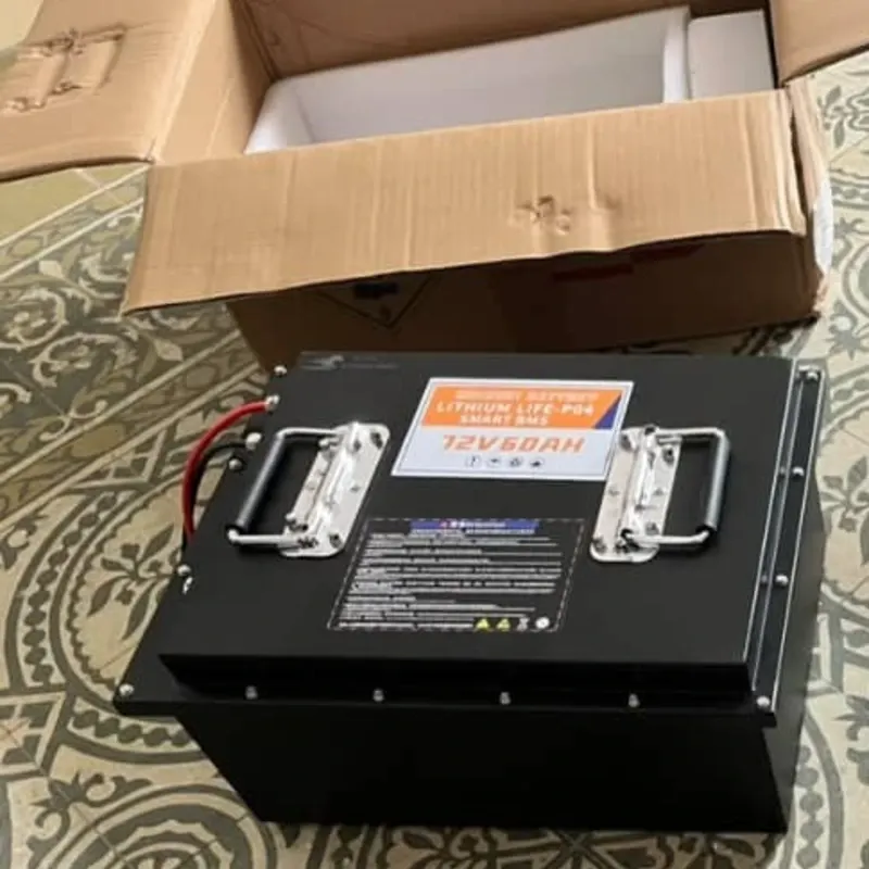 Baterías de litio ferroso marca unizuki 72v 60ah