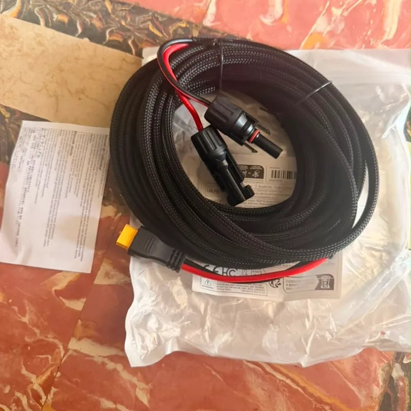 Cable Fotovoltaico para inversores, panel solar y EcoFlow