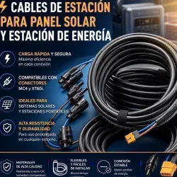 Cable Fotovoltaico para inversores, panel solar y EcoFlow