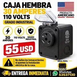 Caja Hembra 30 Ah 110 V