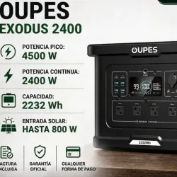 Estación de energía portátil  *Oupes Exodus 2400
