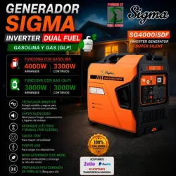 PLANTA ELÉCTRICA SIGMA Inverter 4000 W