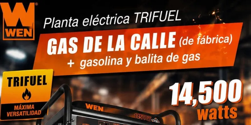 Combo “”Planta WEN 14500 + 2 Espigas 30 Ah y 50 Ah +Asesoramiento Técnico + Mensajería Incluida