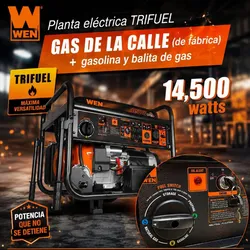 Combo “”Planta WEN 14500 + 2 Espigas 30 Ah y 50 Ah +Asesoramiento Técnico + Mensajería Incluida