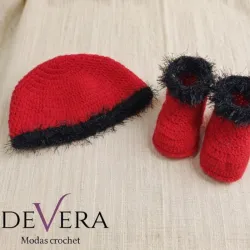Conjunto gorro & zapaticos
