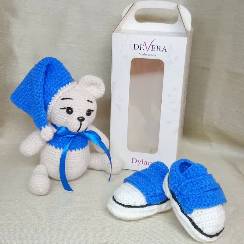 Conjunto osito-zapatos 