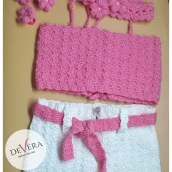 Conjunto short y crop top