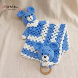 Manta de apego & sonajero