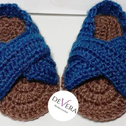 Sandalias cruzadas