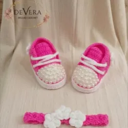 Tenis con perlas