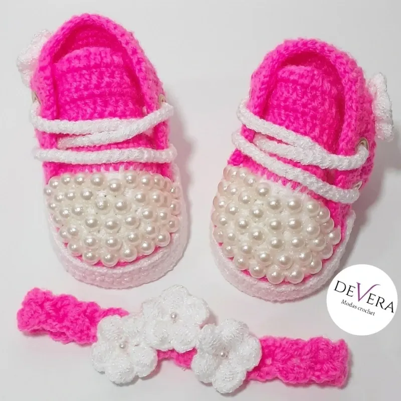 Tenis con perlas
