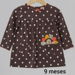 Vestido mangas largas