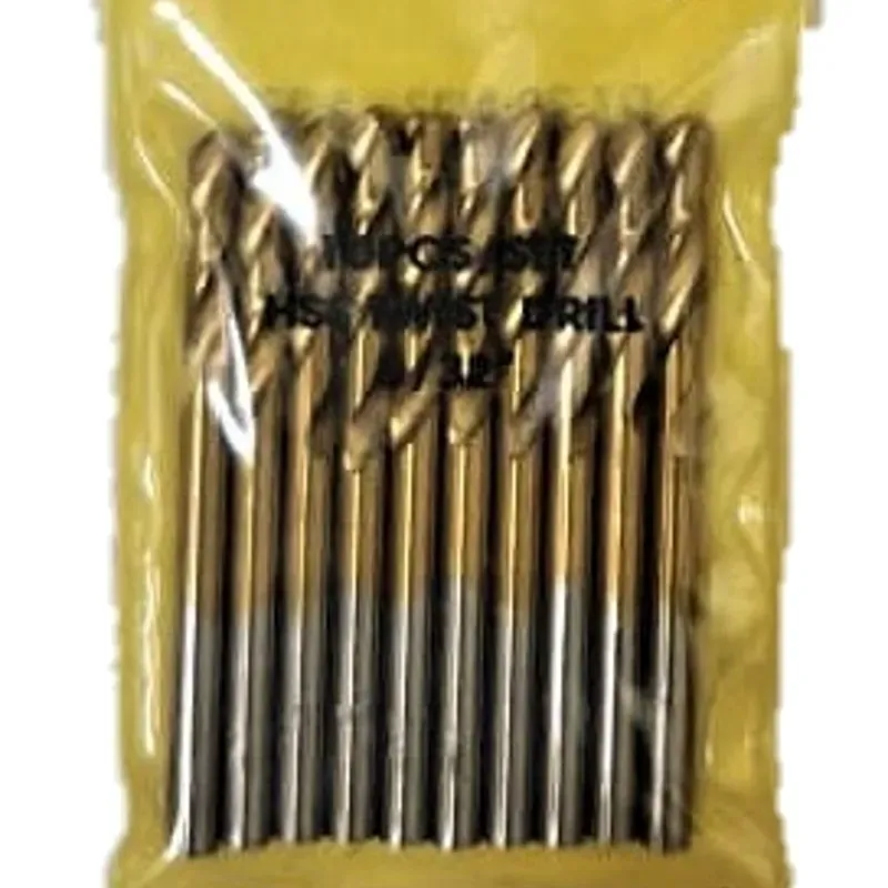 10 piezas de broca calibrada para metal 5/32"