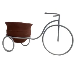 Mini bicicleta o triciclo de jardín para plantas pequeñas