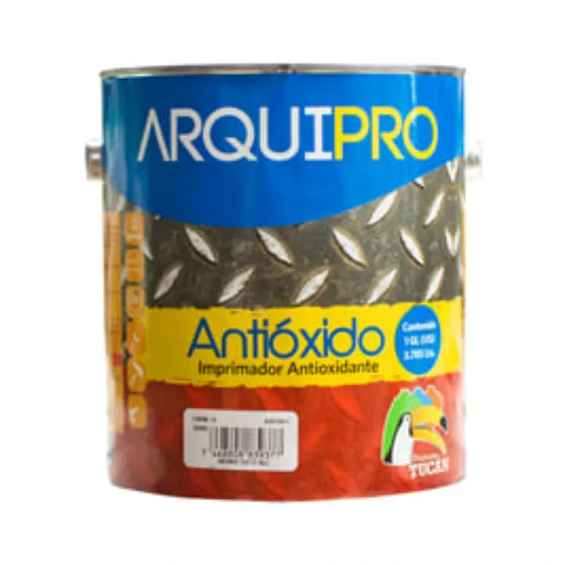 Pintura Antióxido Negro para superficies metálicas. 3.78 L