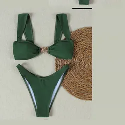 Bikini verde olivo 
