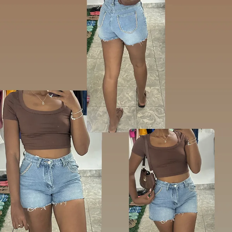 Denim de perlas 