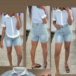 Denim largo