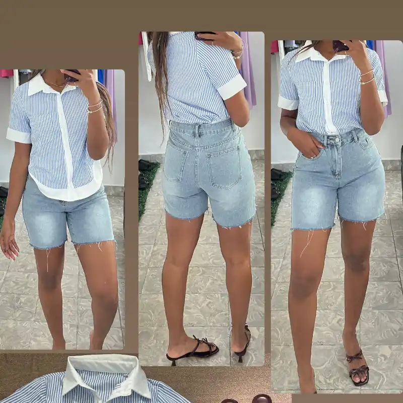 Denim largo