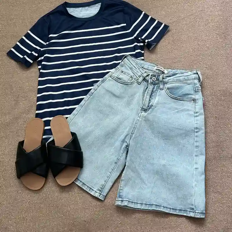 Denim largo 