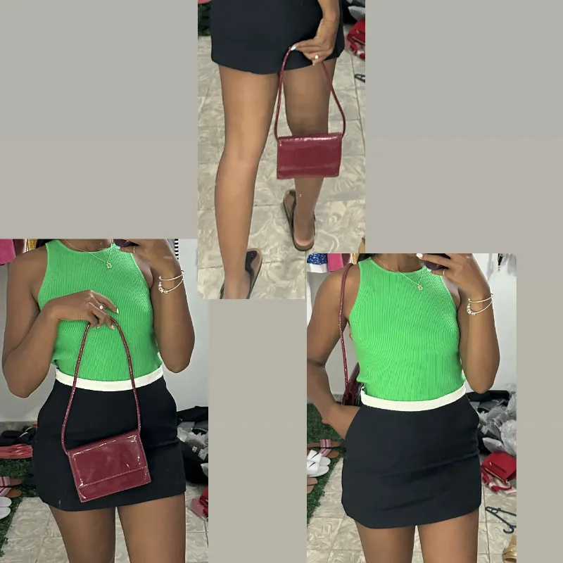 Negra con fajín blanco 