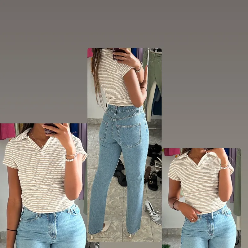 Pullover de rayas casual