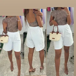 Short de tela largo