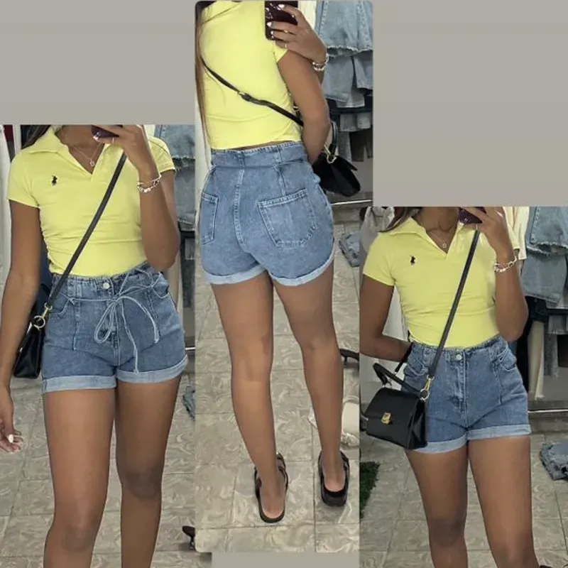 Short denim oscuro 