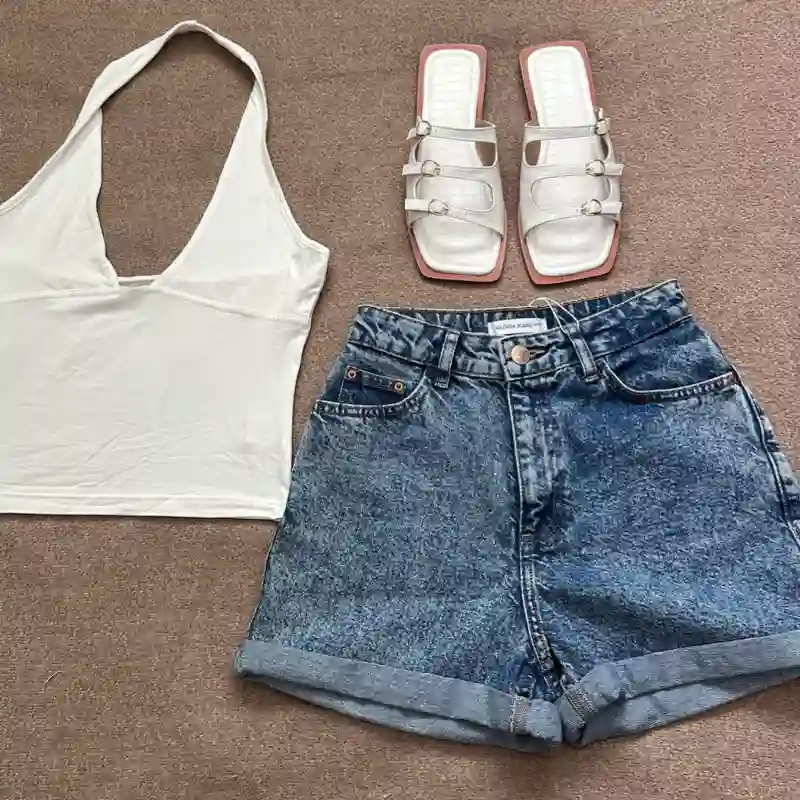 Short Denim oscuro