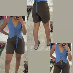 Short marrón 