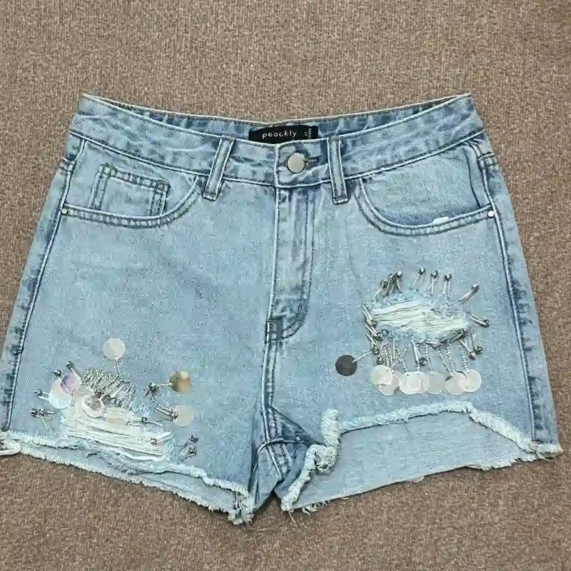 Denim con lentejuelas 