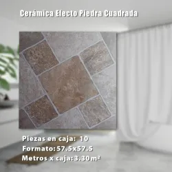 Cerámica Piedra Cuadrada 57.5x57.5