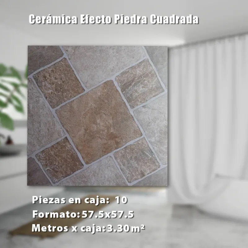 Cerámica Piedra Cuadrada 57.5x57.5