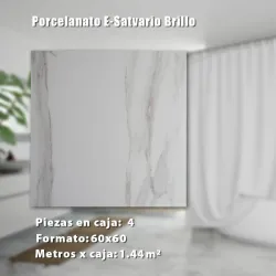 Porcelanato E-Satvario Brillo