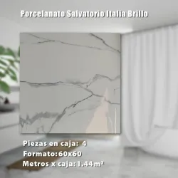Porcelanato Salvatorio Italia Brillo