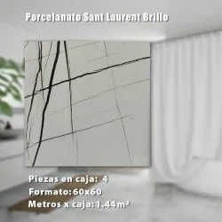 Porcelanato Sant Laurent Brillo