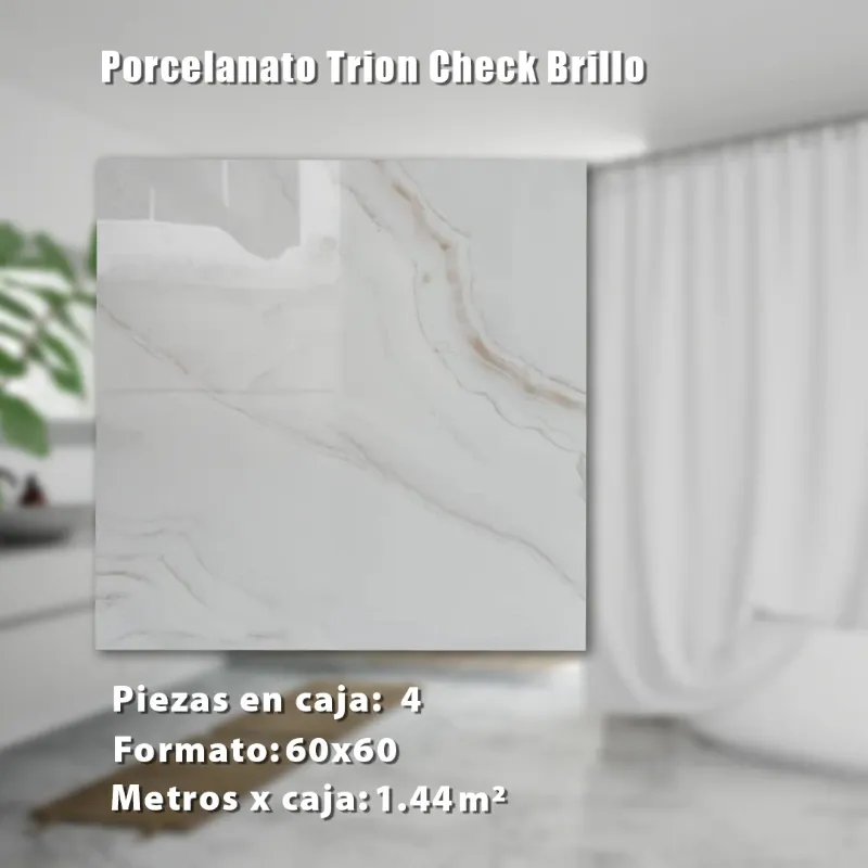 Porcelanato Trion Check Brillo