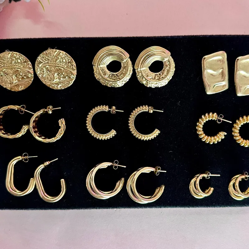 Aretes acero inoxidable