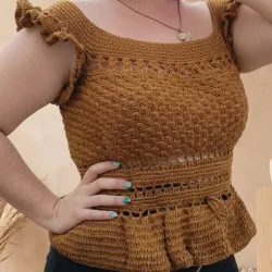 Blusa cobriza