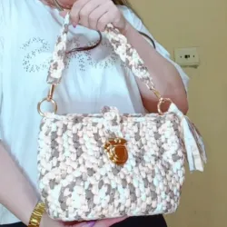 Bolso matizado en trapillo 