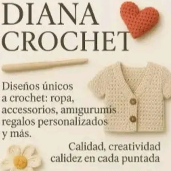¡Bienvenidos a Diana Crochet!🤗
En este espacio, celebramos la versatilidad del crochet, ofreciéndote una amplia gama de productos tejidos a mano con una pasión inquebrantable.
¿Qué encontraras en Diana Crochet?
Para tu Estilo: Prendas tejidas a mano y accesorios de moda únicos
Para tu hogar: Flores, alfombras, Tapetes y mas
Para los pequeños: Adorables amigurumis y regalos infantiles llenos de ternura y de seguridad .
Todos los diseños de este catálogo se realizan por encargo, también realizo diseños fuera de el catálogo, ponte en contacto conmigo
(Para hacer un encargo se debe pagar el 50% por adelantado por cuestiones de seguridad)
Te invitamos a explorar, a soñar y a encontrar esa pieza especial, hecha con el corazón, que estabas buscando.❤️🧶