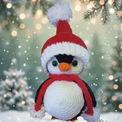 Pipo pingüino invernal
