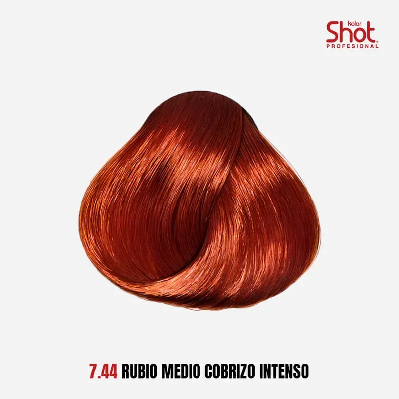 7.44 Rubio medio cobrizo intenso