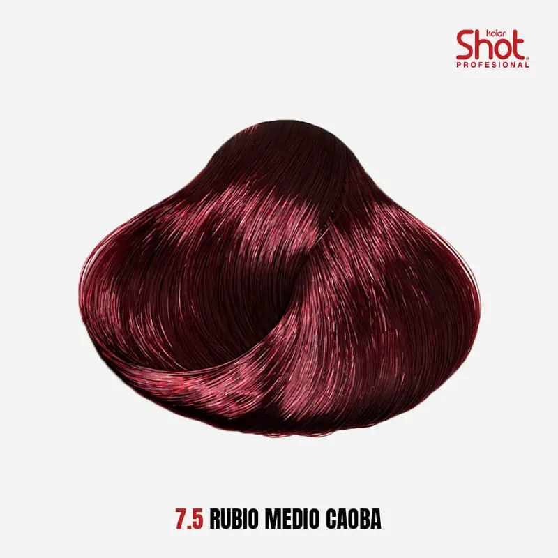 7.5 Rubio medio Caoba